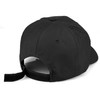 Daxton Premium Mid Profile Hat Semi Curved Visor Black Cap