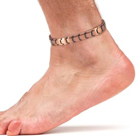 Copper Magnetic Anklets 26cm/12mm, Ankle Bracelets, Nice &Trendy, Gift for Men, Father's Day Gift