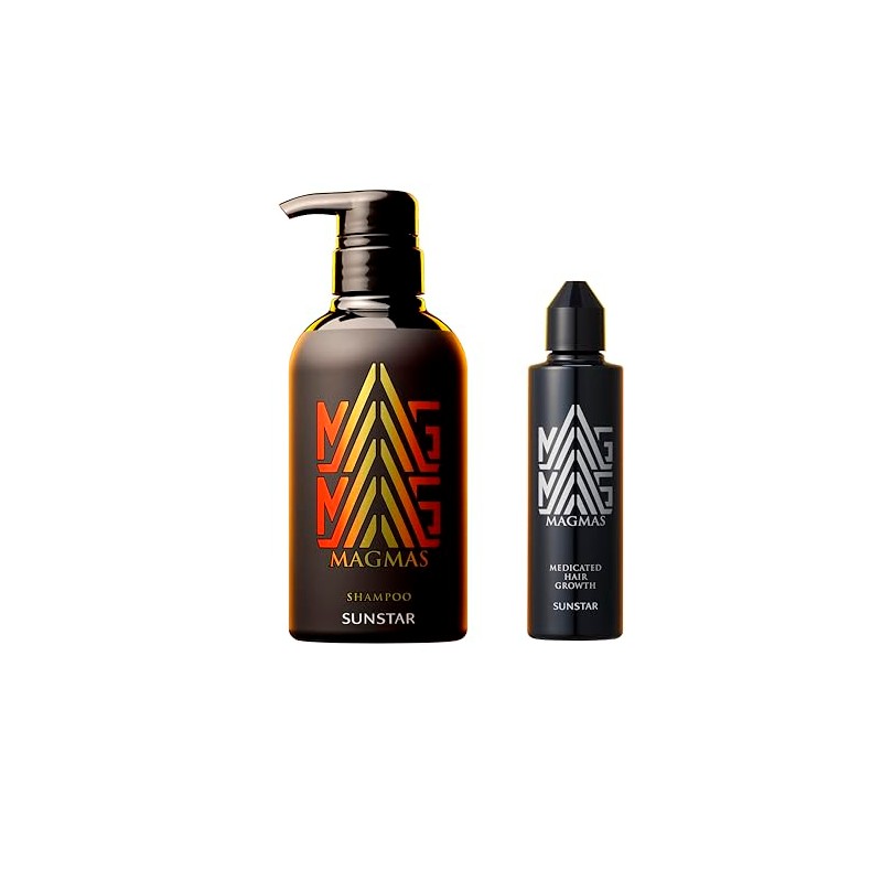 Sunstar MAGMAS Hair Growth Aging Zinc-Introduced Shampoo, Volume Up, Scalp,