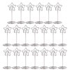 Card Name Holder Star Shape Clip Stand Desk Memo Photo
