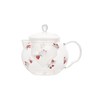 Afternoon Tea Living GU53 Strawberry Heat-resistant Teapot, Parallel, Clear