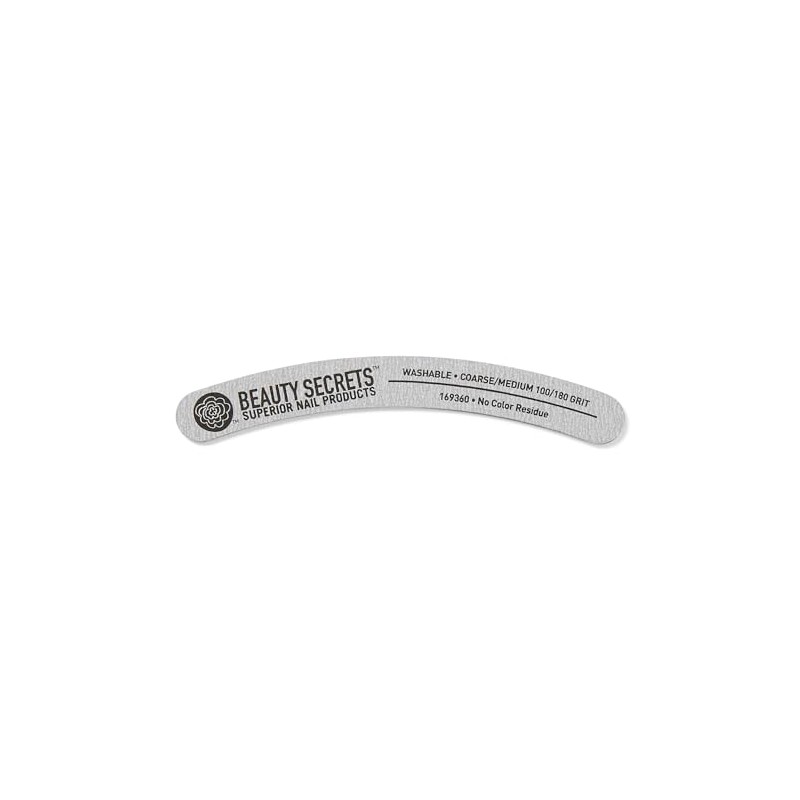 Beauty Secrets Zebra Banana Nail File Medium 100/180