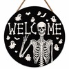Halloween Decorations - Halloween Skeleton Welcome Sign for Front Door