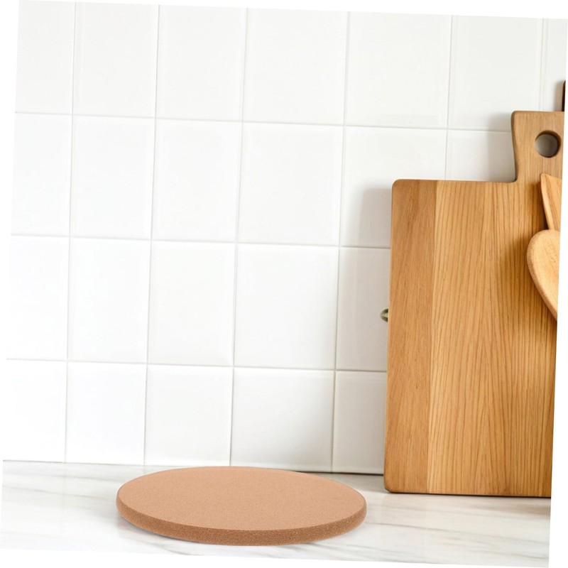 ABOOFAN Cork Trivets for Hot Dishes 2 Pcs Round Heat