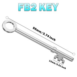 Fire Brigade Drop Keys Set 4pcs FB2 Fireman Key, Drop Key