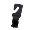 HASEPRO HSH-1BLK Genuine Leather Seat Hook, Black