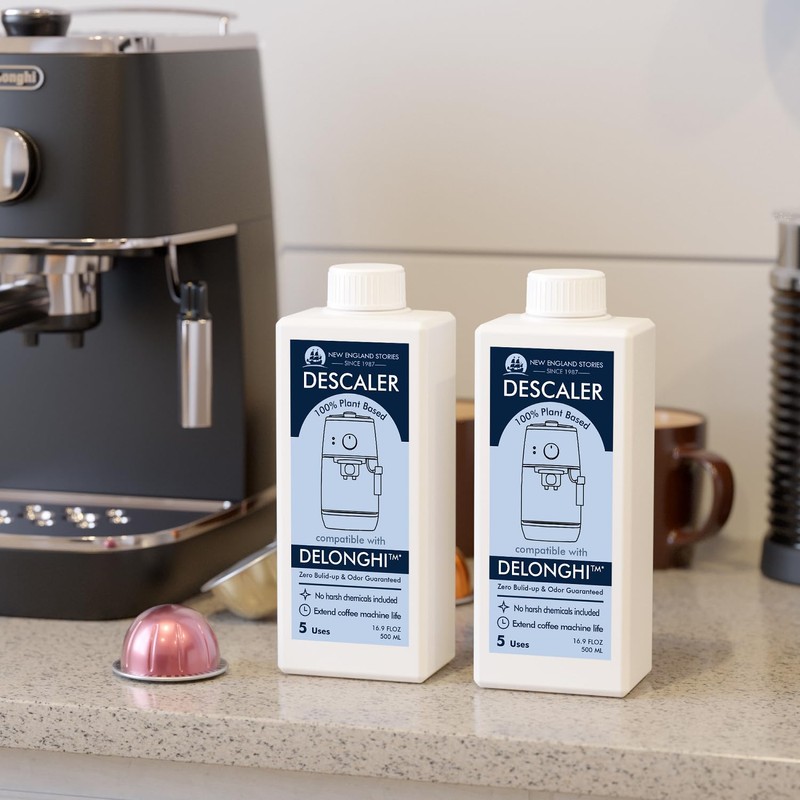10 Uses DeLonghi Compatible Descaling Solution, Specially Designed to Clean