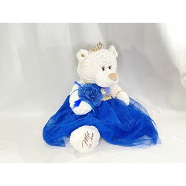 20" Quince Anos Quinceanera Last Doll Teddy Bear with Dress (Centerpiece) ~Royal Blue~ ARC16831-15
