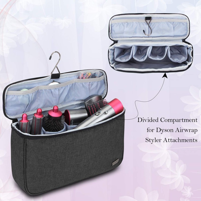 Teamoy Travel Storage Bag Compatible with Dyson Air Wrap Styler