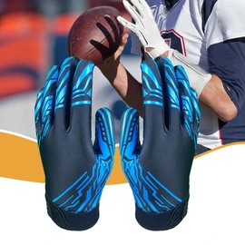 Gloves for Football - 1 Pair Soccer Goalkeeper Mitts - Football Gloves Youth Football Gloves Tacky Football Gloves for Men