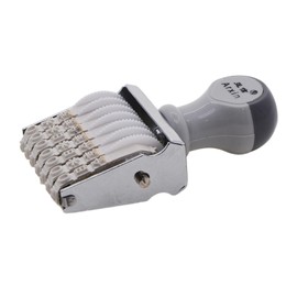 Saim 7 Digits Rubber Number Stamp, Number Stamp 7 Band Rubber Wheel Office Supermarket 0-9 Numbers Numbering Self Inking Rubber Stamp - White