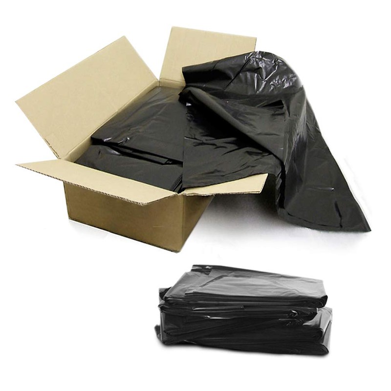 Dualplex 55 Gallon Black Trash Bags 1.2 Mil Garbage Bag