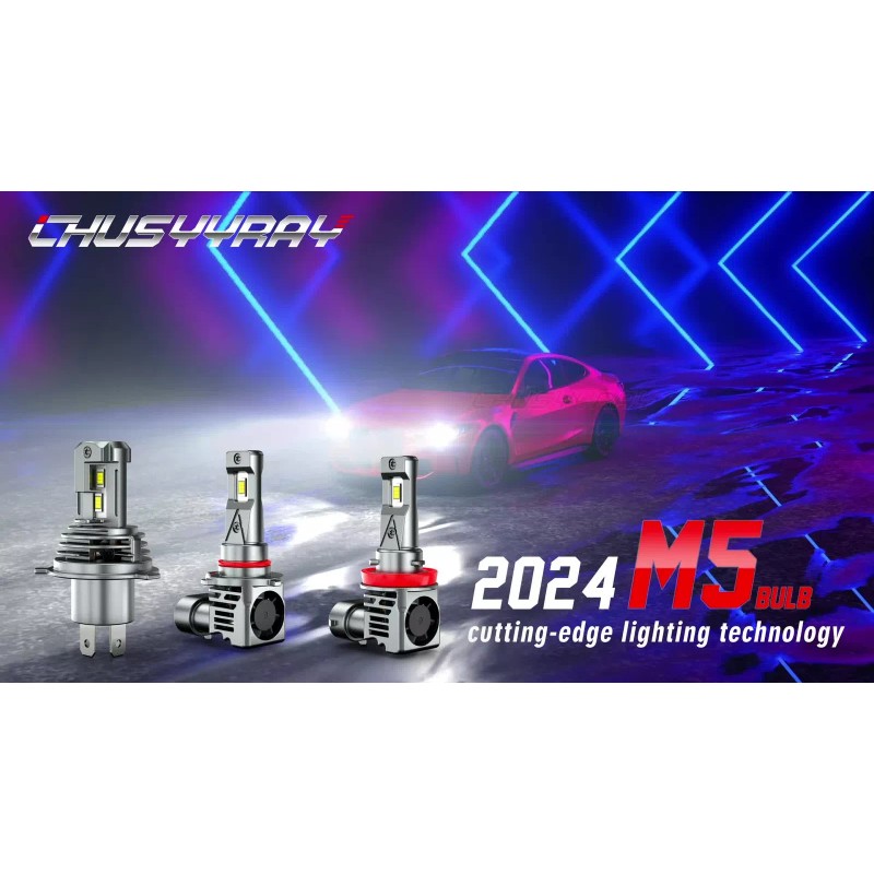 CHUSYYRAY For 2015-2017 Polaris Slingshot H11 LED Headlight Bulbs Kit