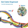 Teemyaa 100pcs Cable Zip Ties Medium Duty 200mmx3.5mm, Premium Plastic