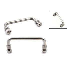 LUOYIMAO 2pcs Mechanical Equipment Toolbox 4.8inch Metal Folding Puller Push Handle Folding Pull Handle| 90 Degree Folding Pull Handle (120mm/4.8")