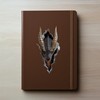 Black Dragon Decal - Wall Hole Sticker with 3D Effect
