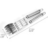 Dadamong 5 Wheel Pastry Cutter with Handle, Stainless Steel Adjustable