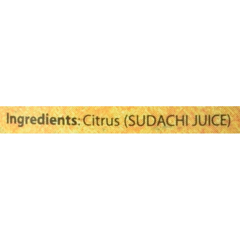 Yakami Orchard 100% Pure Japanese Sudachi Juice, 12 Ounce