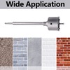 80mm / 3-1/8 inch Concrete Hole Saw + 220mm SDS