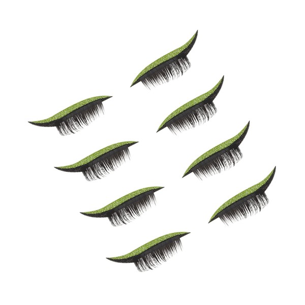 TOVINANNA 4pairs False Eyelashes Stickers for Women Natural Dense Eyelash