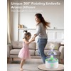 Rotatable Umbrella Humidifiers for Bedroom & Essential Oil Diffuser with
