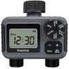 Insoma 2-Zone Sprinkler Timer, Programmable Garden Hose Timer with Auto/Manual/Rain