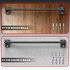 PAPABABE Wall Mounted Pull Up Bar, Chin Up Bar, Strength