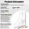 Shineligee 2 Pack Updated Shower Splash Guard, Large Splash Guards