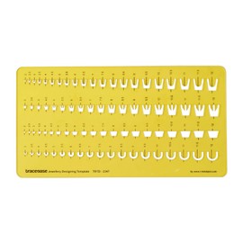 Traceease Multiple Shapes Jewelery Settings Jewelry Templates Drafting Tools Jewellery Designing Stencils