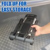 APOXCON Folding Hand Truck, 120 lbs Capacity Luggage Cart with