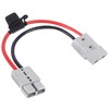 GFFG 600V Battery Quick Connector, Dual Anderson Plug Cable with