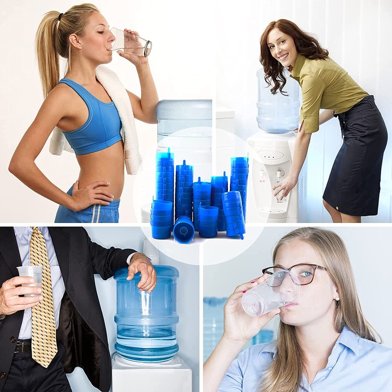 100 Pack Water Bottle Caps, 3 & 5 Gallon Water