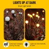 2 Pack Solar Powered LED Lights Firefly Lights Waterproof Outdoor