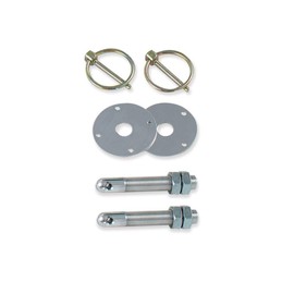 Longacre 52-23600 Steel Hood Pin Kit, 3/8-24 Thread, Set