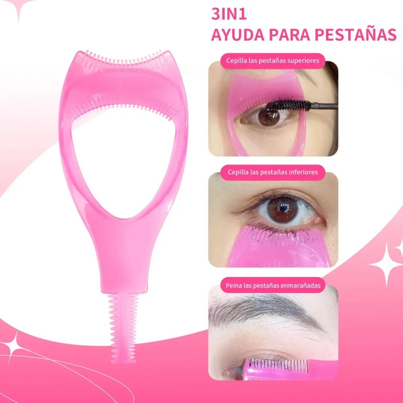 20 Pares Blister Extensiones De Pestañas 3d + Kit Maquillaje