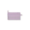 PIP STUDIO Lily&Lotus Tea Towel Stripes Purple 65 x 65