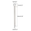 sourcing map Split Cotter Pin, 3mm x 60mm Stainless Steel
