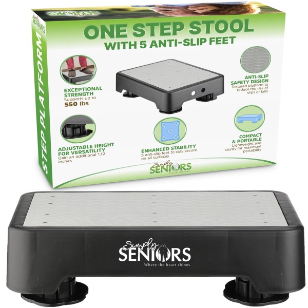 Simply Seniors Small Step Stools for Adults - Small Mobility