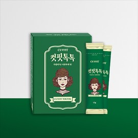Cutfit TokTok (1.5g x 15 Sachets) / Gut Health Improvement / Constipation / Diet Support / Turmeric Rice Bran Fermented Ginseng