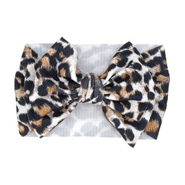 GEZISAN Baby Headbands for Girls Hair Bows Turban Knotted Elastic Headwraps for Newborn Infant Toddlers Kids