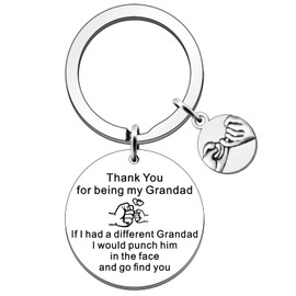 JETTOP Funny Grandad Gifts- Grandad Gifts from Granchildren Gifts for Grandad Fathers Day Birthday Christmas If I Had Different Grandad I Would Punch Him Face.