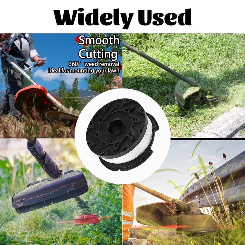 WNXBFO 3 Pcs Black and Decker Strimmer Spool, Decker Reflective