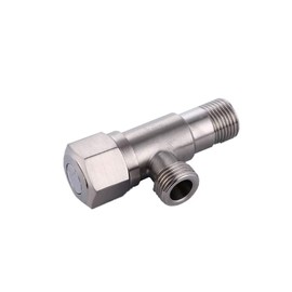 1PCS 18mm Angle Valve Spool Angle Valve Wall Mounted Angle Valve for Wash Basins Kitchen Faucets Water Heaters Toilets