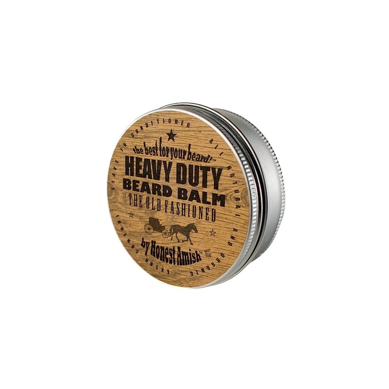 Honest Amish Heavy Duty Beard Balm -New Large 4 Ounce