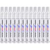 White Paint Pens Permanent Paint Markers - 12 Pack Oil