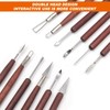 Clay Sculpting Modelling Tools, 6pcs Wax Carving Engraving Tools Pottery