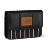 Lee Trend Stripe Wallet for Women Compact Credit Card Holder