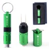 Purple KEENSUN 2-in-1 Cigar Draw Enhancer & 9mmCutter Punch Portable