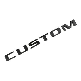 Dengi 1x Custom Letters Emblems 3D Tailgate Decals Sticker Replacement for 2019-2020 Silverado Badge (Black), Costm#1