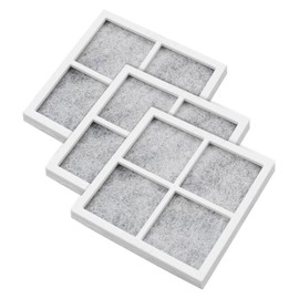 JDCMEI 3 Pack Fresh Air Replacement Air Filter, Filter Fridge Filter Pure N Naughty Refrigerator Air Filter Replacement, Activated Carbon Filter Replacement for LG LT120F Elite 469918 Fridge Freezer